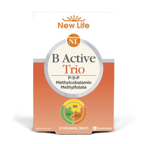 New Life B Active Trio Takviye Edici Gıda 30 Kapsül - New Life
