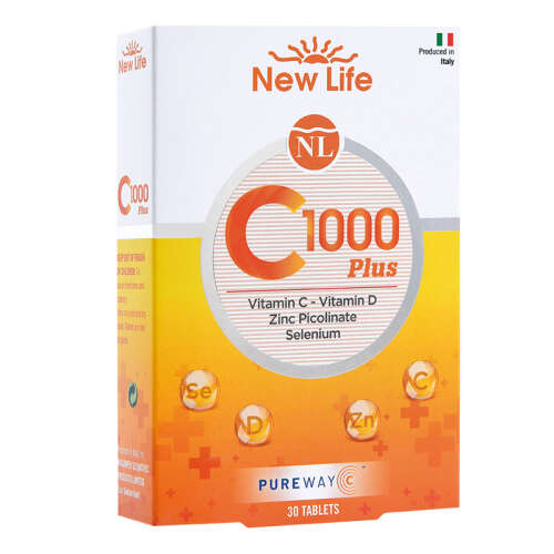 New Life C-1000 Plus Takviye Edici Gıda 30 Kapsül - New Life