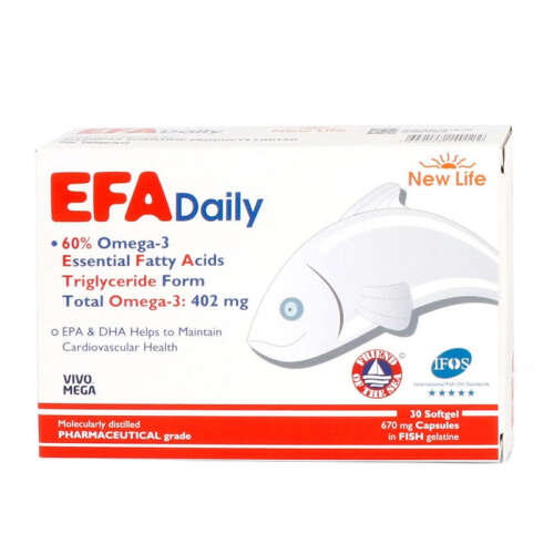 New Life EFA Daily Takviye Edici Gıda 30 Kapsül - New Life