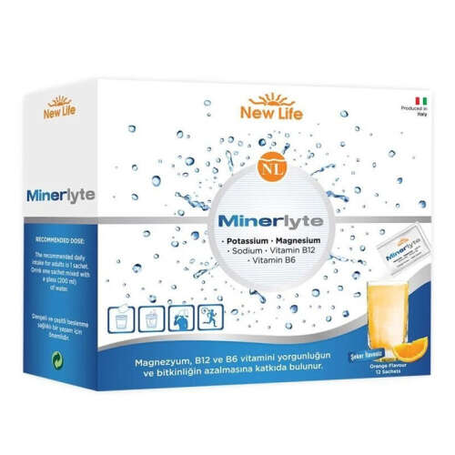New Life Minerlyte Magnezyum 12 Şase - New Life
