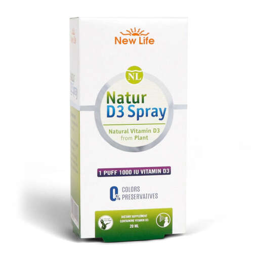 New Life Natur D3 Takviye Edici Gıda 20ml - New Life