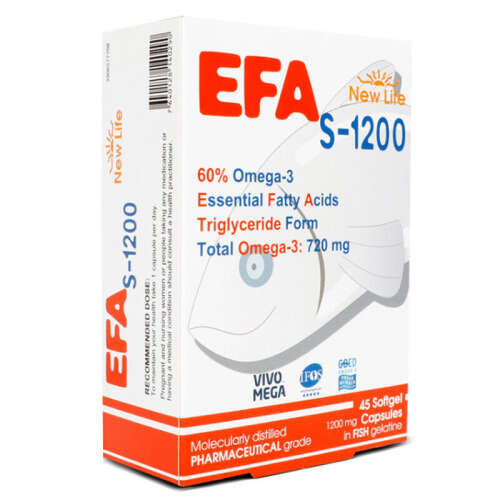 New Life S-1200 Omega 3 Takviye Edici Gıda 45 Kapsül - New Life