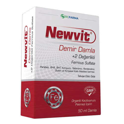 Newvit Demir Damla 50 ml - RC Farma