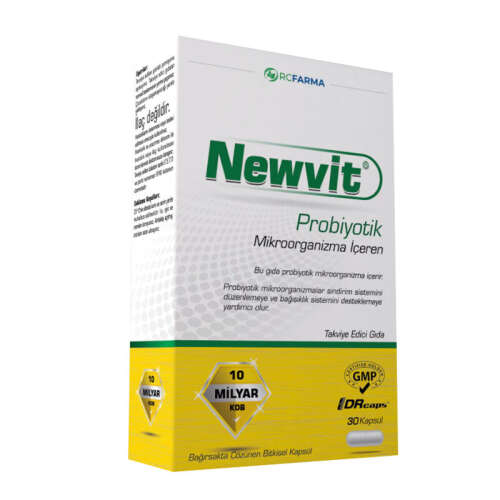 Newvit Probiyotik 30 Kapsül - RC Farma