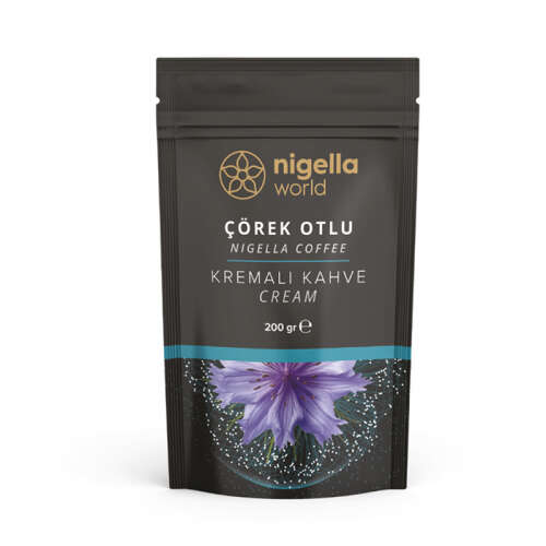 Nigella World Çörek Otlu Kremalı Kahve 200 gr - Nigella World