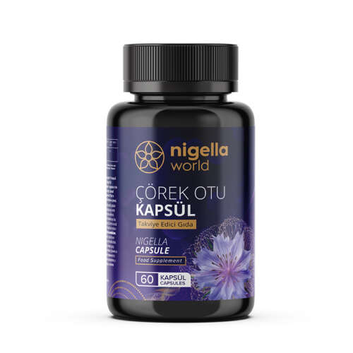 Nigella World Çörek Otu Kapsül Takviye Edici Gıda 60 Kapsül - Nigella World