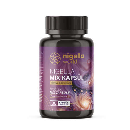 Nigella World Mix Kapsül Takviye Edici Gıda 30 Kapsül - Nigella World