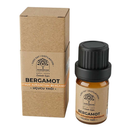 Nine Mine Saf ve Doğal Bergamot Uçucu Yağı 5 ml - Nine Mine