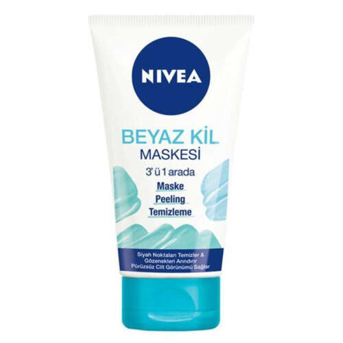 Nivea 3ü1 Arada Beyaz Kil Maskesi 150 ml - 1