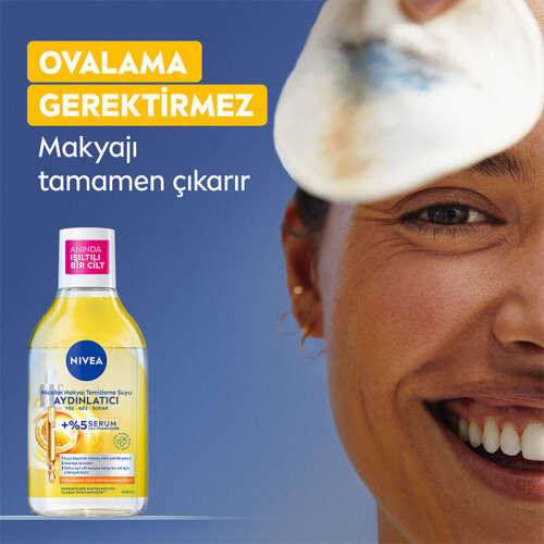 Nivea Aydınlatıcı Micellar Makyaj Temizleme Suyu 400 ml - 4