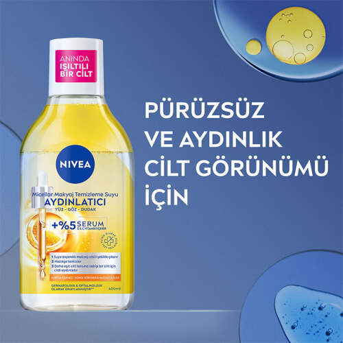 Nivea Aydınlatıcı Micellar Makyaj Temizleme Suyu 400 ml - 6