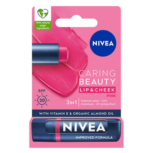 Nivea SPF30 Pembe Renkli Güneş Koruyucu Dudak Bakım Kremi 4.8 gr - 2