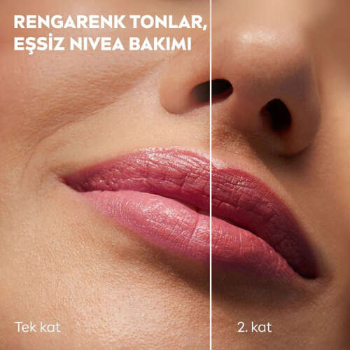 Nivea Caring Beauty Rose SPF30 Dudak Bakım Kremi 4.8 gr - 3