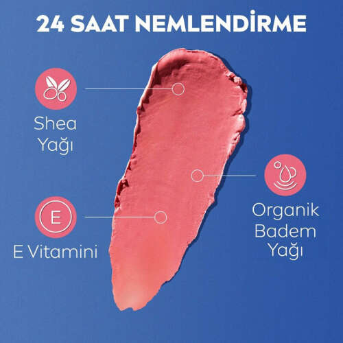 Nivea Caring Beauty Rose SPF30 Dudak Bakım Kremi 4.8 gr - 4