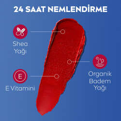 Nivea SPF30 Kırmızı Renkli Güneş Koruyucu Dudak Bakım Kremi 4.8 gr - 4