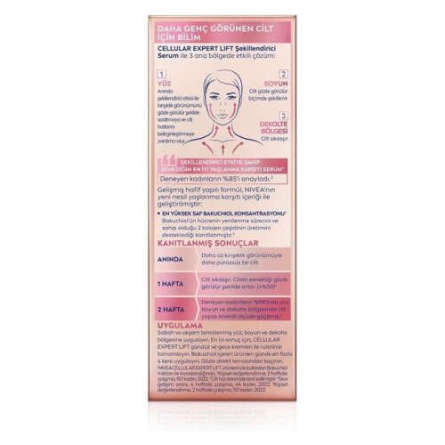 Nivea Cellular Expert Lift Doğal Retinol Alternatifi Bakuchiol Serum 30 ml - 4