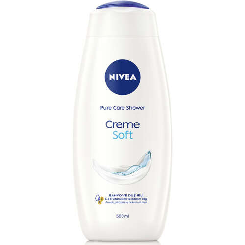 Nivea Creme Soft Banyo ve Duş Jeli 500 ml - Nivea
