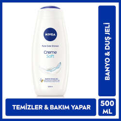 Nivea Creme Soft Banyo ve Duş Jeli 500 ml - 2