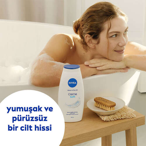 Nivea Creme Soft Banyo ve Duş Jeli 500 ml - 3