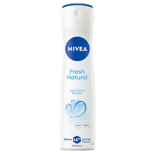 Nivea Kadın Sprey Deodorant Fresh Natural 150 ml - Ter Kokusuna Karşı 48 Saat Koruma - Nivea