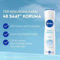 Nivea Kadın Sprey Deodorant Fresh Natural 150 ml - Ter Kokusuna Karşı 48 Saat Koruma - 2