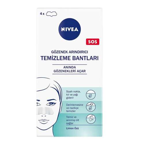 Nivea Gözenek Arındırıcı Temizleme Bantları 4 Adet - Nivea