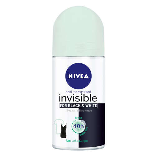 Nivea Insivible Black & White Fresh ROLL-ON Women 50ml - Nivea