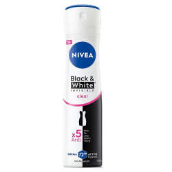 Nivea Invisible Clear Black and White Terleme Karşıtı Deodorant 150 ml - 1