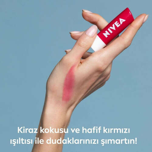 Nivea Kiraz Aromalı Dudak Bakım Kremi 4.8 gr - 2