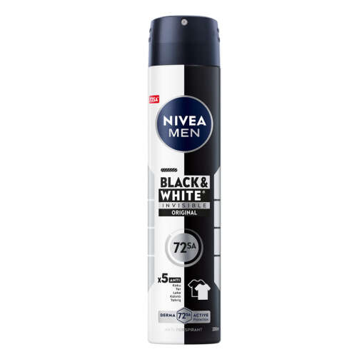 Nivea Men Black White Invisible Original 200 ml - Nivea