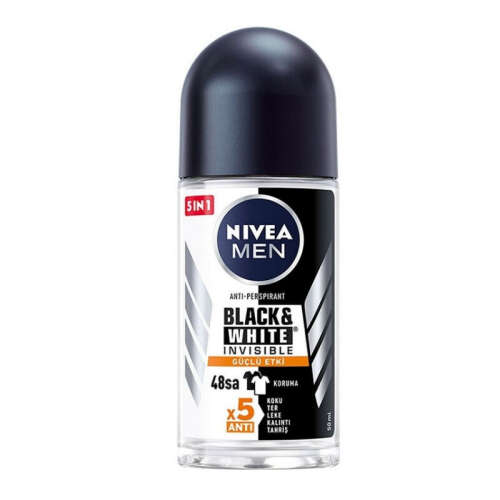 Nivea Men Black-White Invisible Roll On 50 ml - Nivea