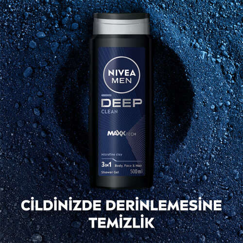 Nivea MEN Deep Dimension Duş Jeli 500 ml - 6
