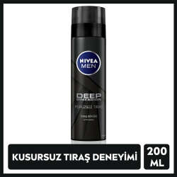 Nivea Men Deep Dimension Pürüzsüz Tıraş Köpüğü 200 ml - 2