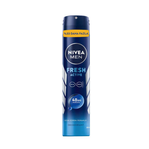 Nivea Men Erkek Sprey Deodorant Fresh Active 200 ml - Nivea