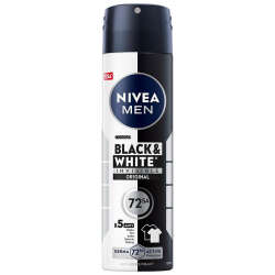 Nivea MEN Erkek Sprey Deodorant Black White Invisible Original 150 ml - 72 Saat Anti-Perspirant Ter Koruma - 2