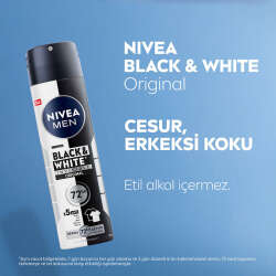 Nivea MEN Erkek Sprey Deodorant Black White Invisible Original 150 ml - 72 Saat Anti-Perspirant Ter Koruma - 5