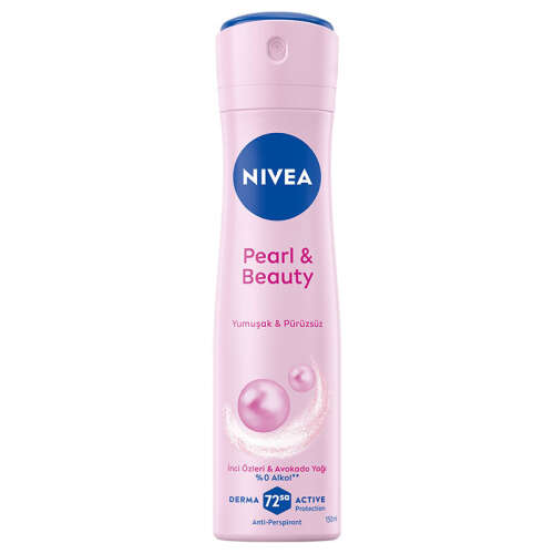 Nivea Kadın Sprey Deodorant Pearl Beauty 150 ml - 72 Saat Anti Perspirant Koruma - 2