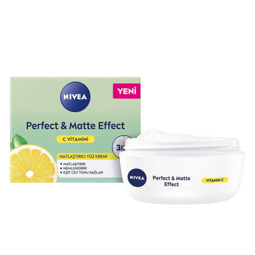 Nivea Perfect Matte Effect Matlaştırıcı Yüz Kremi 50 ml - Nivea
