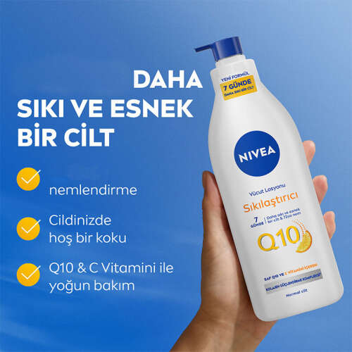 Nivea Q10 Besleyici Sıkılaştırıcı Vücut Losyonu 400 ml - 4