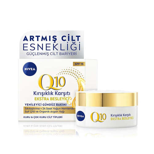 Nivea Q10 Ekstra Besleyici Gündüz Bakım Kremi Spf15+ 50 ml - Nivea