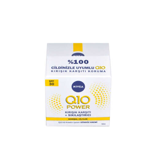 Nivea Q10 Power Kırışıklık Karşıtı ve Sıkılaştırıcı SPF30 Gündüz Kremi 50 ml - Nivea