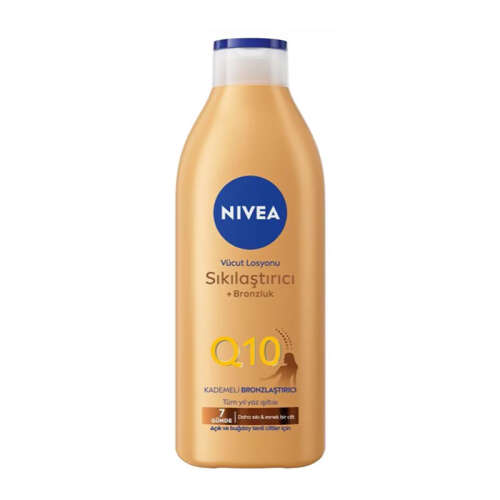Nivea Q10 Sıkılaştırıcı ve Bronzlaştırıcı Vücut Losyonu 400 ml - Nivea