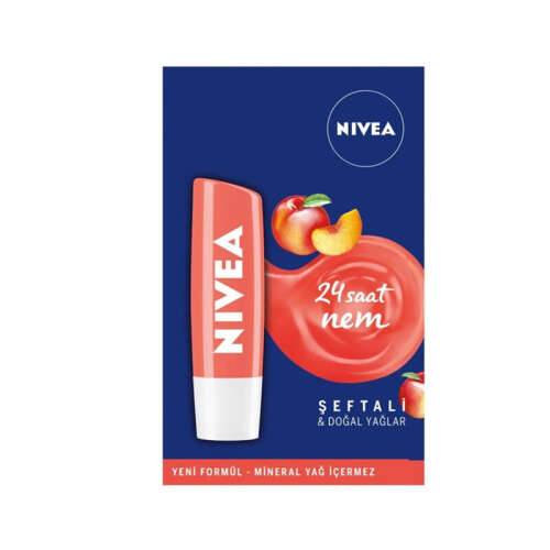 Nivea Şeftali Dudak Bakım Kremi 4.8 g - Nivea