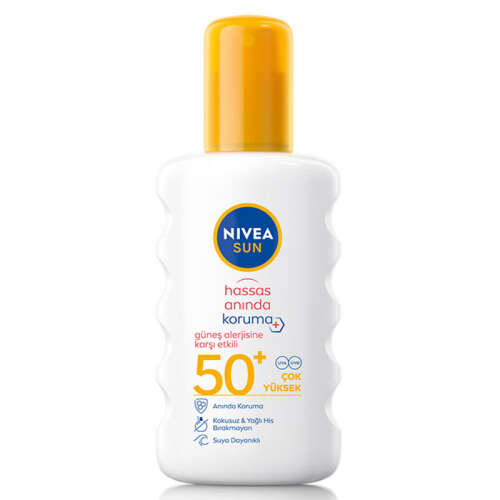 Nivea Sun SPF50 Güneş Koruyucu Vücut Spreyi 200 ml - 1