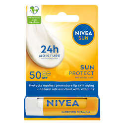 Nivea Sun SPF50 Yüksek Güneş Koruyucu Dudak Bakım Kremi 4.8 gr - 1