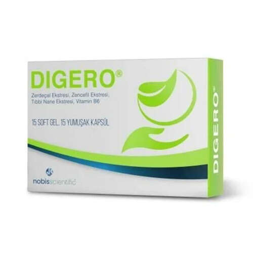 Nobis Scientific Digero 15 Kapsül Zerdeçal Ekstresi İçerikli - 1