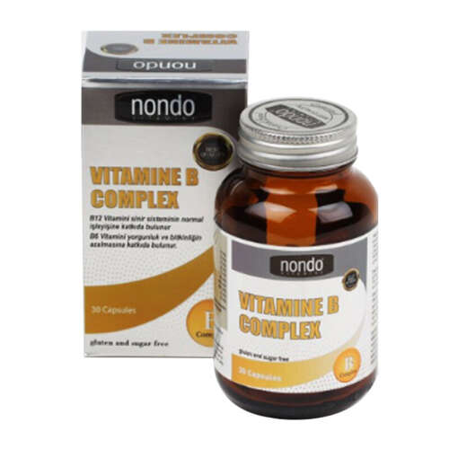 Nondo Vitamins Vitamine B Complex 30 Kapsül - 1