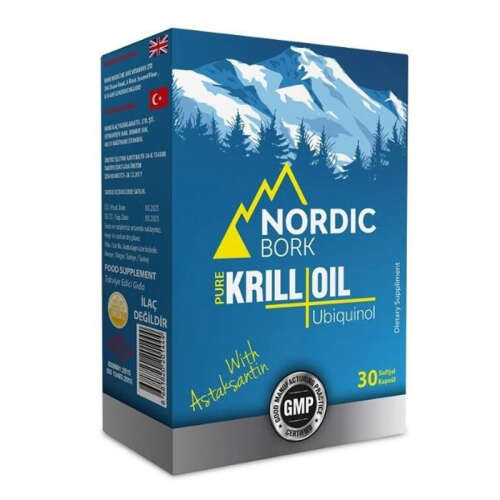 Nordic Bork Q10 Pure Krill Oil 30 Softjel Kapsül - 1