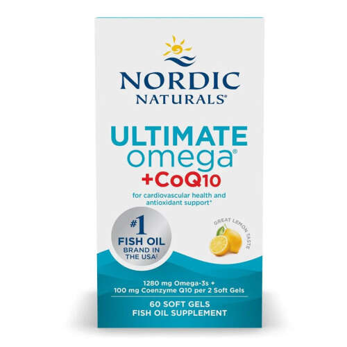Nordic Naturals Ultimate Omega + CoQ10 60 Yumuşak Kapsül - Nordic Naturals