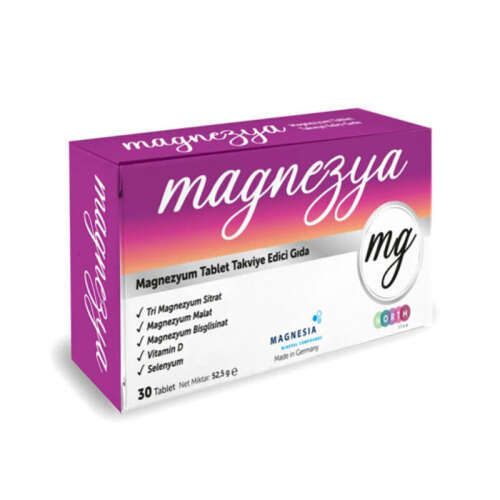 North Line Magnezyum Tablet Takviye Edici Gıda 30 Tablet - North Line